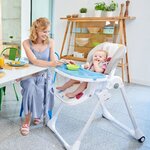 Kinderkraft chaise haute pour bébé yummy rose