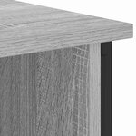 vidaXL Cabinet de chevet Sonoma gris 55 x 31 x 76 cm Bois d'ingénierie