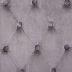 vidaXL Chaise à manger Gris Velours