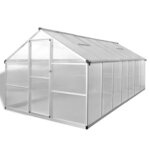vidaXL Serre Aluminium renforcé 10 53 m²