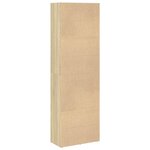 vidaXL Bibliothèque chêne sonoma 60x30x189 cm bois d'ingénierie