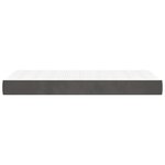 vidaXL Matelas à ressorts ensachés pour enfants fermeté moyenne 80x160 cm velours