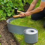 Nature Bordure de jardin 15 cm x 40 m 3 mm Gris
