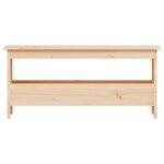 vidaXL Banc d'entrée 100x28x45 cm bois de pin massif