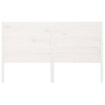vidaXL Tête de lit Blanc 206x4x100 cm Bois massif de pin