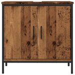vidaXL Armoire lavabo vieux bois 60x30x60 cm bois d'ingénierie