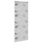 vidaXL Store enrouleur de douche 110x240 cm largeur du tissu 106 cm