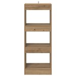 vidaXL Bibliothèque chêne artisanal 40 x 30 x 103 cm Bois d'ingénierie