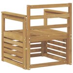 vidaXL 2 Pièce Ensemble de canapés d'extérieur Bois d'Acacia Massif