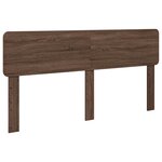 vidaXL Lit de Rangement Chêne brun 200 x 200 cm Bois d'ingénierie