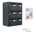 Offre Pack : Bloc B6 Tendance 380 Acier Gris anthracite + Tableau d'affichage A4 & Etiquettes