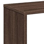 vidaXL Étagère séparatrice de pièce chêne marron 67x25x161 5 cm