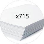 Classeur à levier Prem'Touch dos 80mm A4 blanc x 10 EXACOMPTA