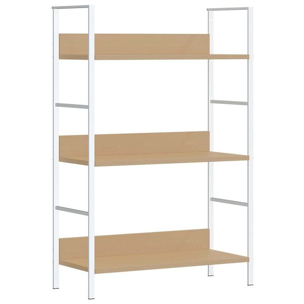 vidaXL Bibliothèque à 3 niveaux chêne 60x27 6x90 5cm bois d'ingénierie