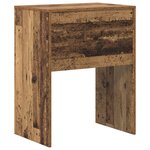 vidaXL Bureau d'écriture rustique Bois ancien Bois d'ingénierie