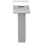 vidaXL Portail en maille de jardin Acier galvanisé 400 x 175 cm Gris