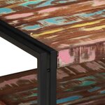 vidaXL Table basse multicolore 70x50x38 cm bois de récupération massif