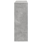 vidaXL Bibliothèque/Séparateur de pièce gris béton 100x33x94 5 cm