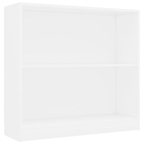 Vidaxl bibliothèque blanc 80 x 24 x 75 cm aggloméré