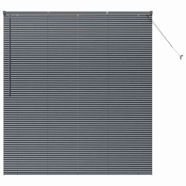 vidaXL Store Vénitien Gris foncé 175 x 155 cm 25 mm Aluminium