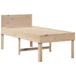 vidaXL Cadre de lit sans matelas 90x200 cm bois de pin massif