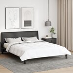 vidaXL Duvet d'hiver Blanc 200 x 240 cm Polyester Pêche 105gsm