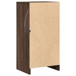 vidaXL Buffet avec LED chêne marron 42 5x34x85 cm bois d'ingénierie