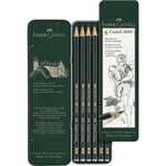 Set Sélection Castell 9000 de 6 crayons graphite x 10 FABER-CASTELL