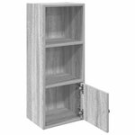 vidaXL Bibliothèque sonoma gris 31x24x77 cm bois d'ingénierie