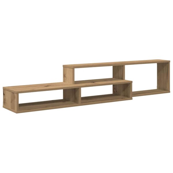 vidaXL SupportmuralpourTV 150x25x28 5cm Bois d'ingénierie