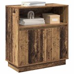 vidaXL Buffet LED Bois ancien 71 x 34 5 x 75 cm Bois d'ingénierie