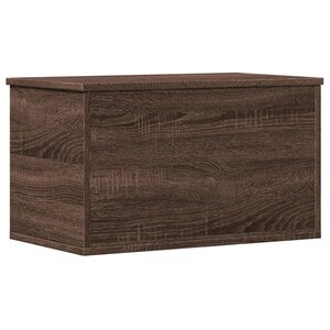 vidaXL Boîte de rangement chêne marron 60x35x35 cm bois d'ingénierie