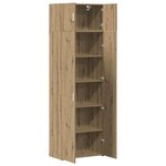 vidaXL Armoire de rangement chêne artisanal 70 x 42 5 x 225 cm