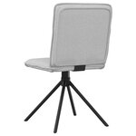 vidaXL Chaises à manger lot de 2 gris nuage tissu