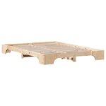 vidaXL Cadre de lit Pin massif 140 x 200 cm Bois massif en pin