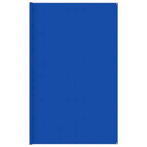 vidaXL Tapis de tente 400x500 cm Bleu PEHD