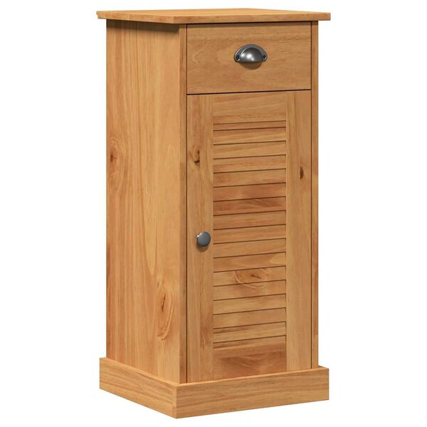 vidaXL Meuble de Salle de Bain VIGO marron miel 37 5 x 34 x 80 cm
