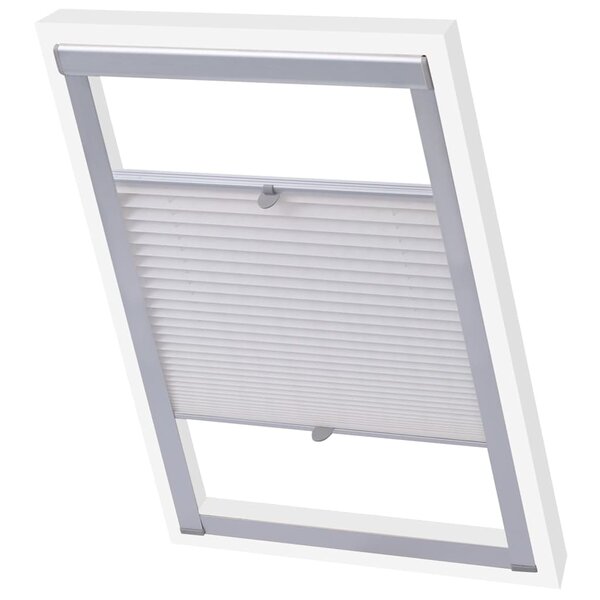 vidaXL Store plissé Blanc M08/308