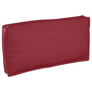 vidaXL Coussin pour assise / dossier de palette avec oreiller Bordeaux