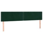 vidaXL Sommier à lattes de lit avec matelas LED Vert foncé 180x200 cm