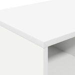 vidaXL Armoire de lit 2 Pièces Blanc 66 x 33 x 48 cm Bois d'ingénierie