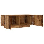 vidaXL Table de chevet vieux bois 100x35x40 cm bois d'ingénierie