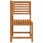 vidaXL Chaise d'angle en acacia massif pour le jardin