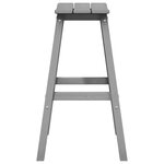 vidaXL Tabourets de bar 6 Pièces en gris clair en HDPE