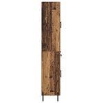 vidaXL Haut Armoire Bois Ancien 69 5 x 34 x 180 cm Bois d'ingénierie