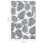 vidaXL Tapis d'extérieur ARAKIL Blanc et noir 160x230 cm PP
