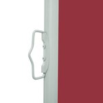 vidaXL Auvent latéral rétractable de patio 100x300 cm Rouge