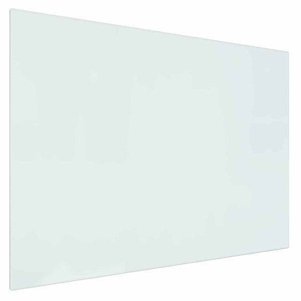 vidaXL Plaque en verre de cheminée Transparent 80 x 60 cm Verre