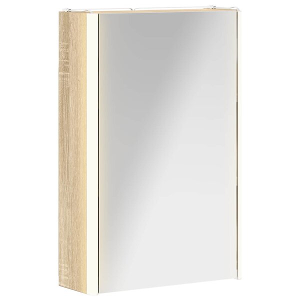 vidaXL Armoire Miroir de Salle de Bain Chêne Sonoma 33 x 11 5 x 50 cm