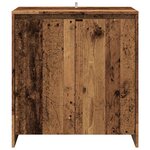 vidaXL Buffet 2 Pièces vieux bois bois d'ingénierie